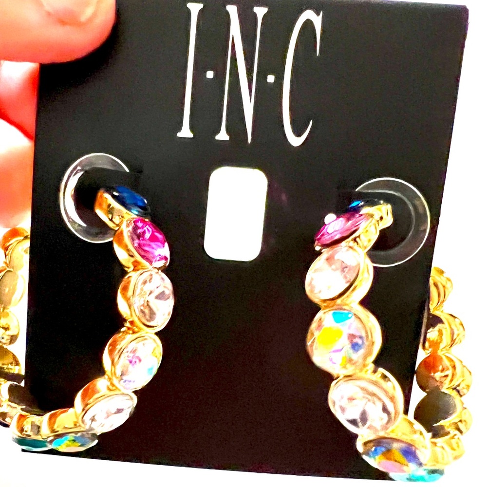 Stunning Multi colored INC Earrings.